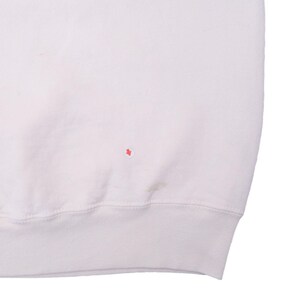 Vintage nike air big center swoosh cream sweatshirt 1990s xl made in usa image 6