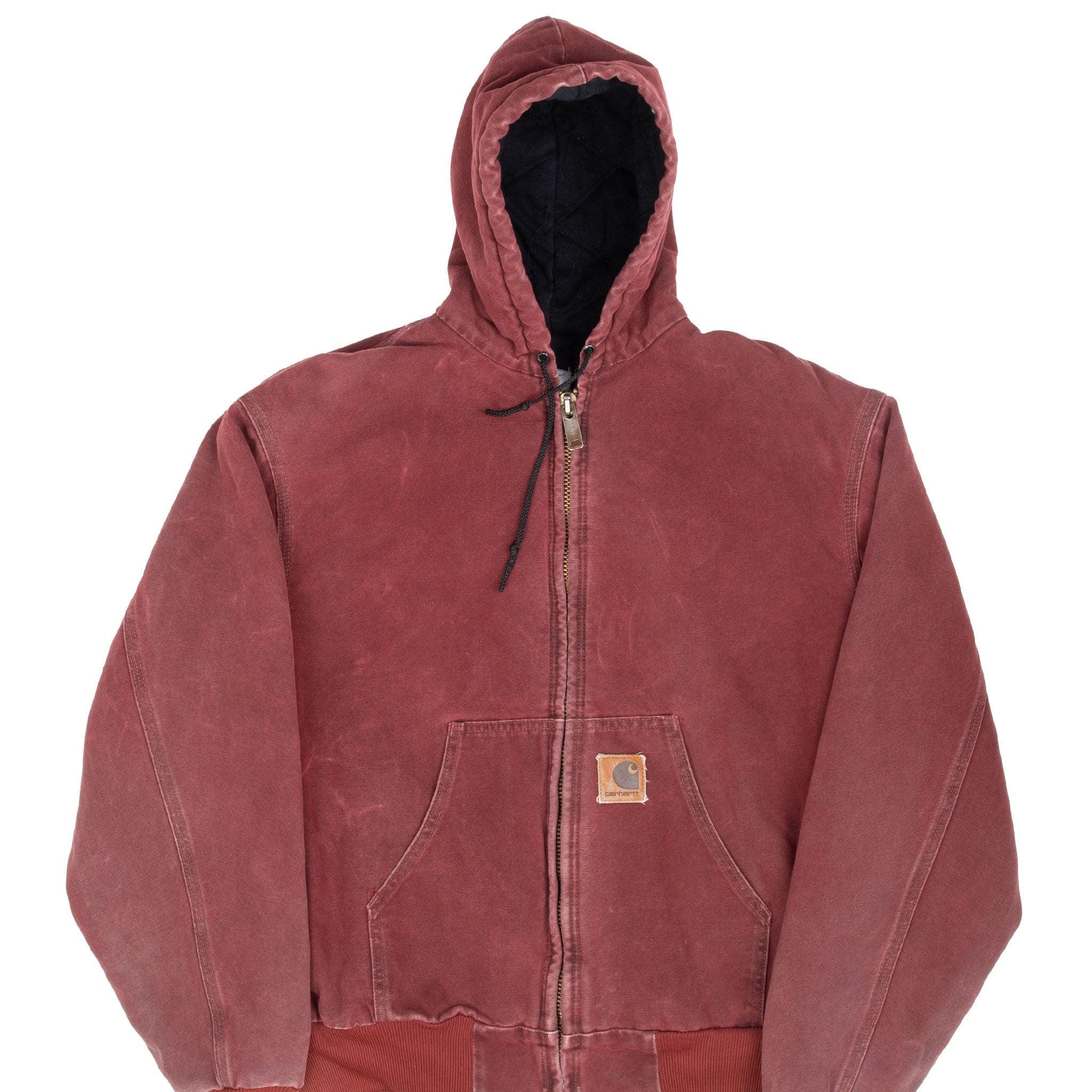 Vintage Carhartt Active Jacket Red - Etsy