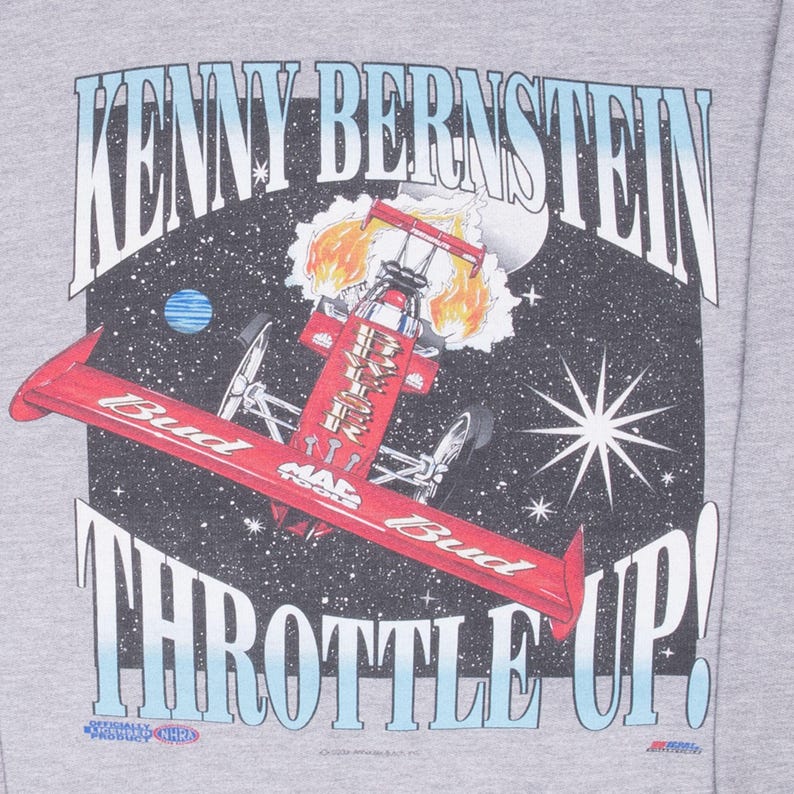 Vintage nhra racing kenny berstein 2001 sweatshirt medium image 5