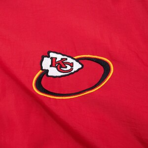 Vintage nfl kansas city chiefs logo athletic windbreaker jacket 1990s large image 6