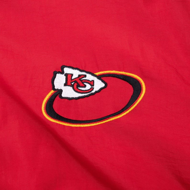 Vintage nfl kansas city chiefs logo athletic windbreaker jacket 1990s large image 6