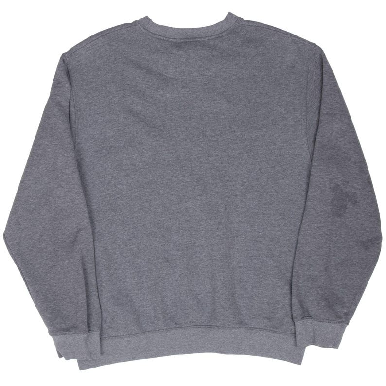 Vintage nike classic swoosh dark grey sweatshirt 2000s large image 5