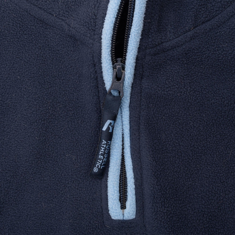 Vintage ncaa unc north carolina russell pullover fleece jacket xl 1990s image 6