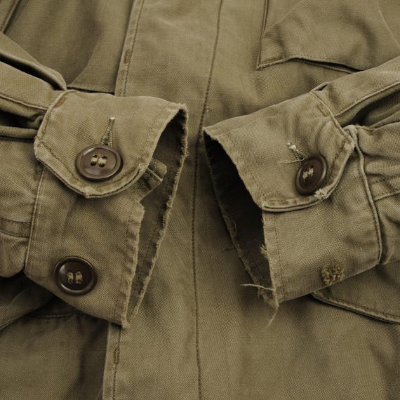 Vintage us army m-1943 m43 field jacket 1940s ww2… - image 8