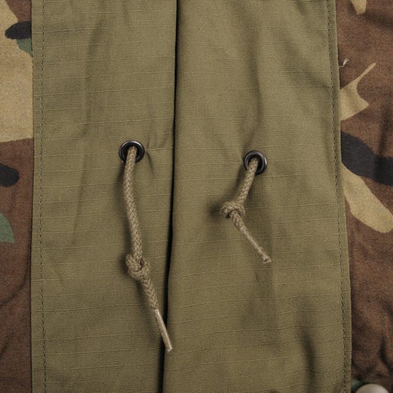 Vintage us army m65 woodland camo field jacket 19… - image 5