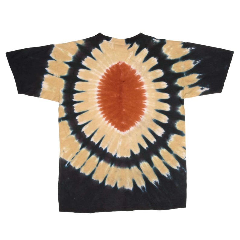 Maglietta vintage tie-dye blu liquido dei New Orleans Saints della NFL, anni '90, taglia L immagine 4