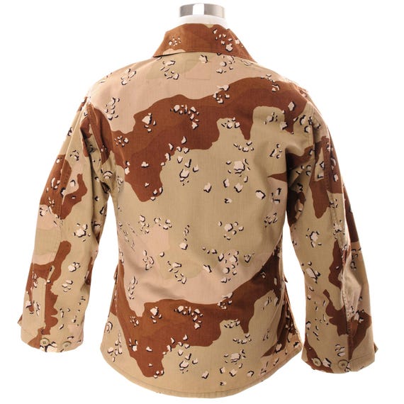 Vintage us army desert camouflage pattern combat … - image 2