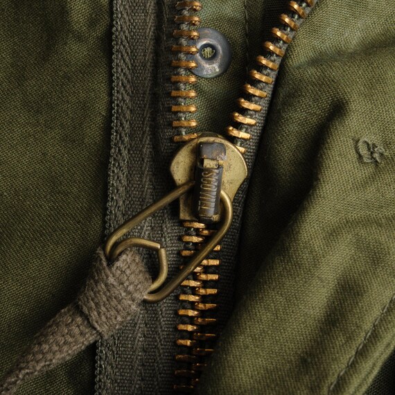 Vintage us army m-1965 m65 field jacket 1981 size… - image 5