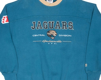 Vintage nfl jacksonville jaguars embroidered sweatshirt 1990s xl made in usa