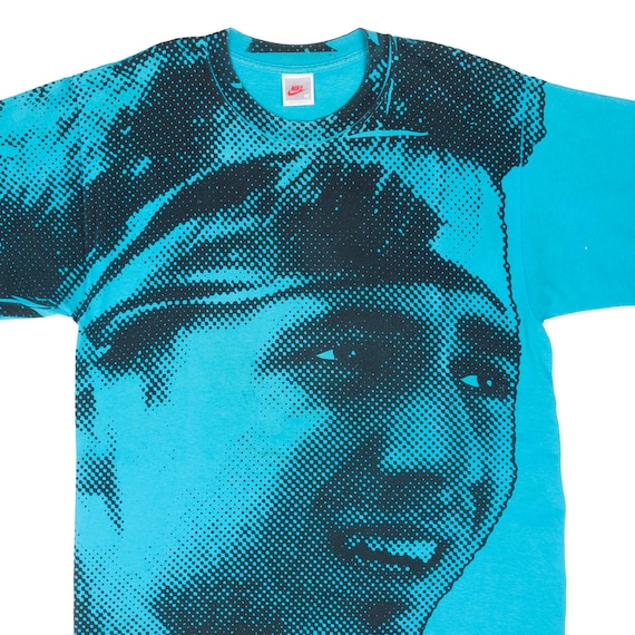 Vintage Nike Andre Agassi All Over Print Tee Shirt Early 1990s