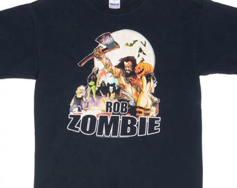Maglietta vintage del Rob Zombie World Tour 2009, taglia media.