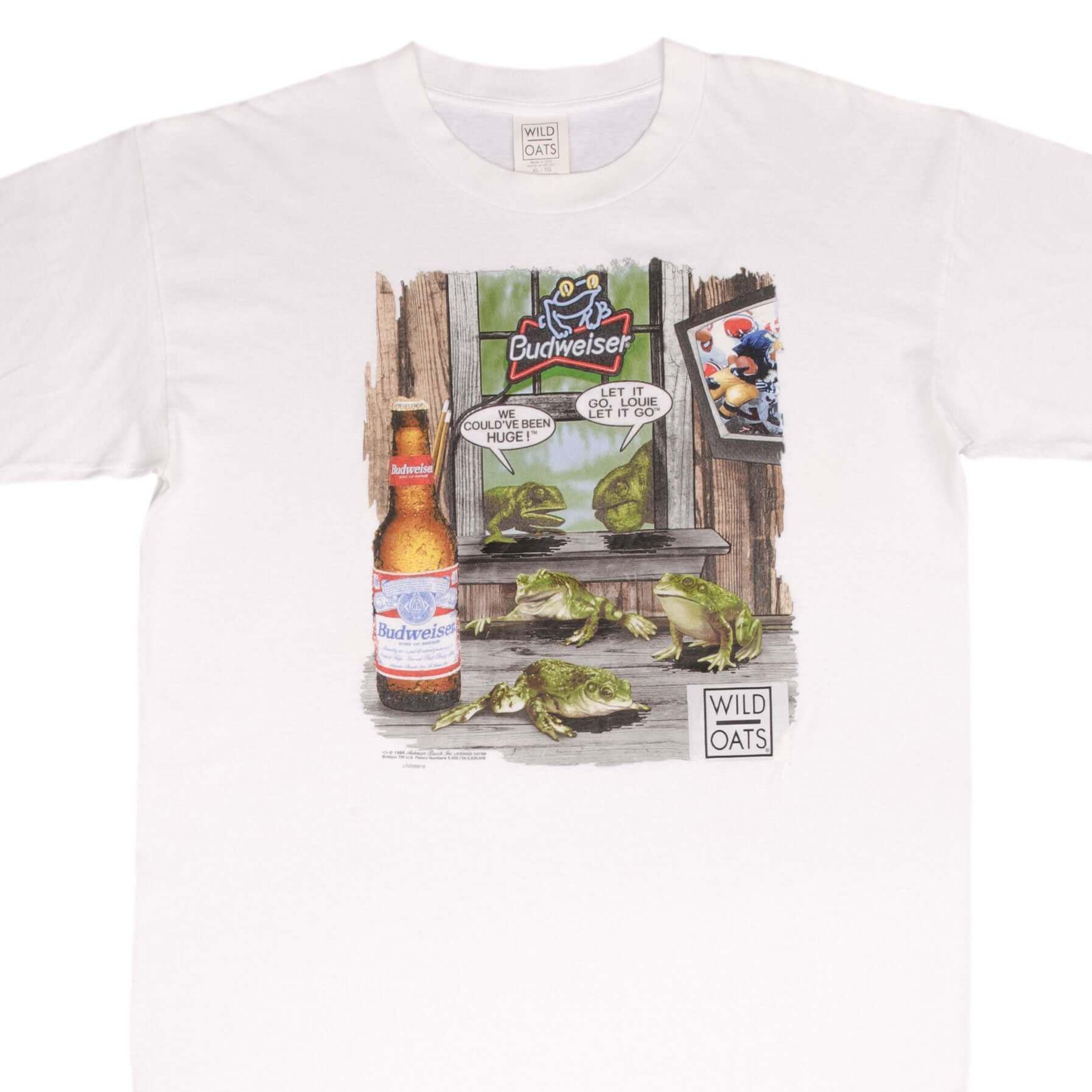 Budweiser Shirt Frogs - Etsy