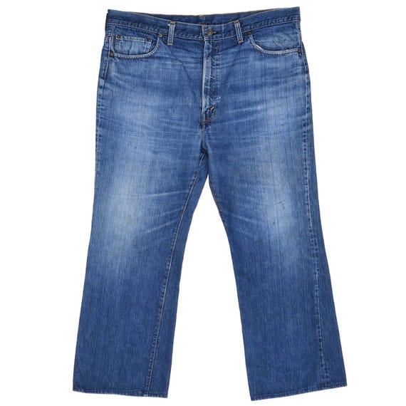 Vintage Levis 517 Bootcut Single Stitch Jeans Indigo 1980s Size 