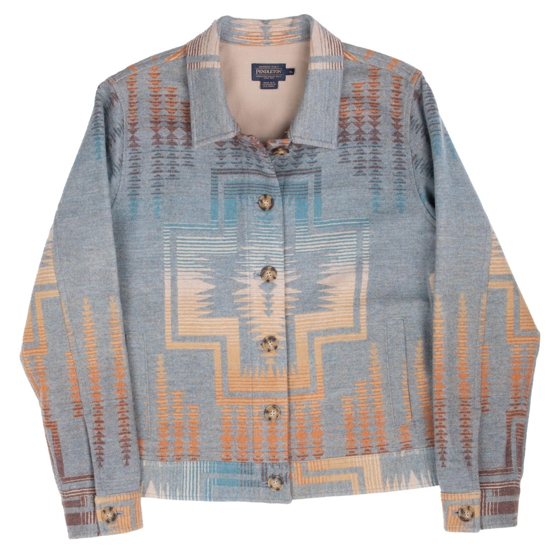 Vintage pendleton navajo aztec wool jacket 2000s size xl image 2