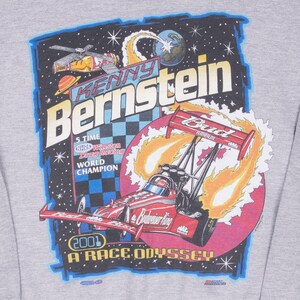 Vintage nhra racing kenny berstein 2001 sweatshirt medium image 6