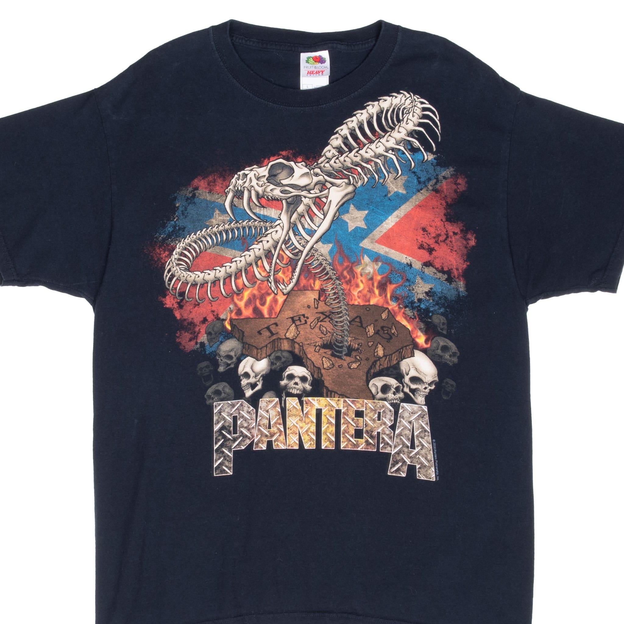 Vintage Pantera Skull 2008 Tee Shirt Size Large - Etsy