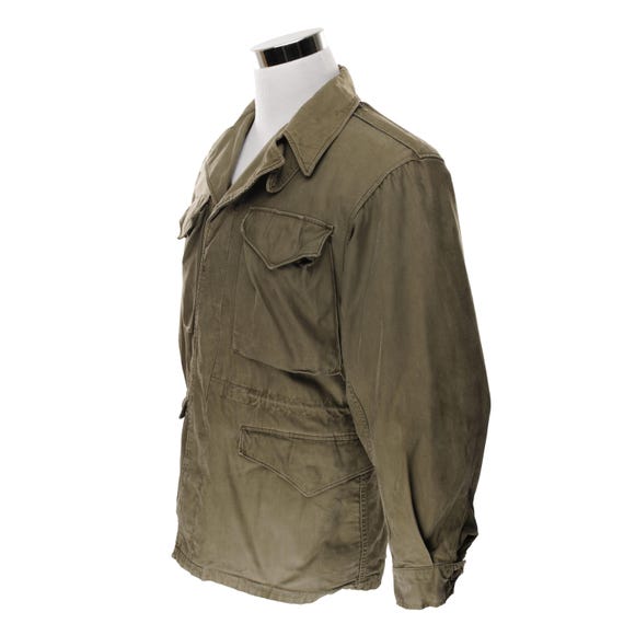 Vintage us army m-1943 m43 field jacket 1940s ww2… - image 1