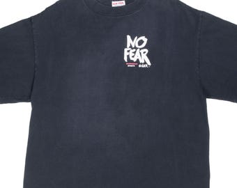 1990s No Fear Dangerous Sports Gear Graphic T-shirt - Large - Etsy