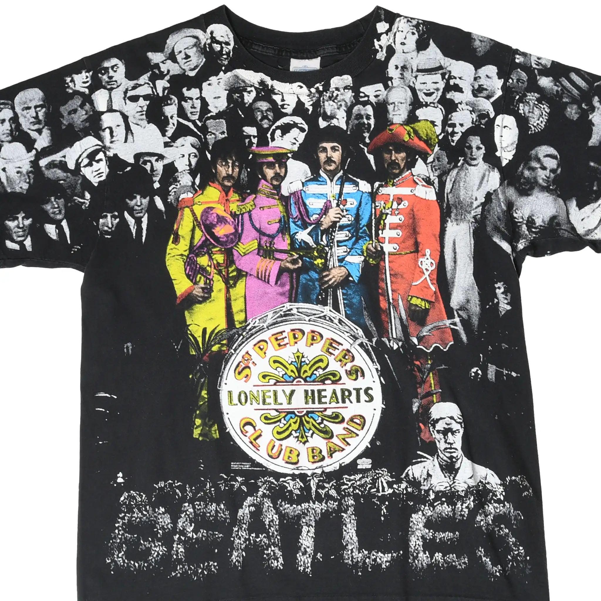 The Beatles All Over Print Tshirt - Etsy