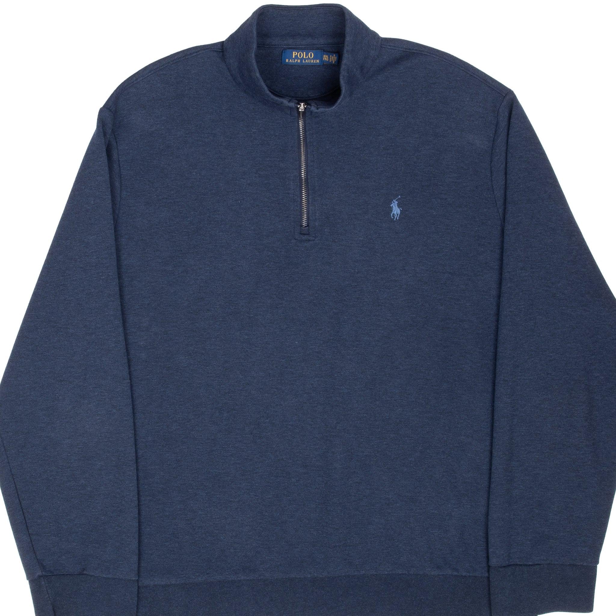 Polo Ralph Lauren Blue Quarter 1/4 Zip Sweater Size 2xl - Etsy
