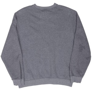 Vintage nike classic swoosh dark grey sweatshirt 2000s large image 4