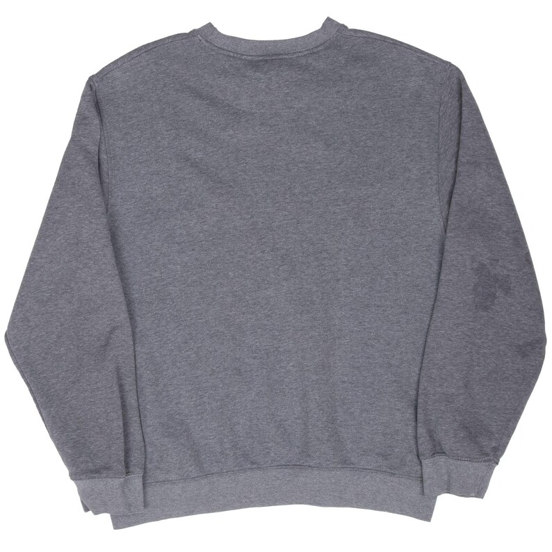 Vintage nike classic swoosh dark grey sweatshirt 2000s large image 4