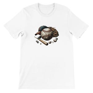 Classic Baseball Elements Premium Unisex Crewneck T-shirt | Bella + Canvas 3001