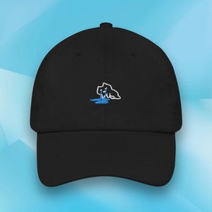 Embroidered Depressed Cat Hat | Funny Hats, Meme Hats, Gag Gift