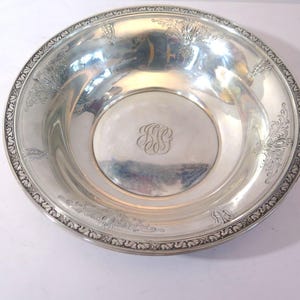 Gorham Sterling Silver Art Nouveau Cinderella Bowl