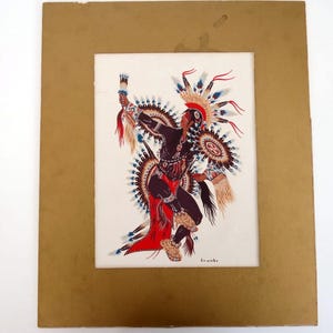 Woody Crumbo &quot;Crow Dancer #2&quot; Silk Screen Print