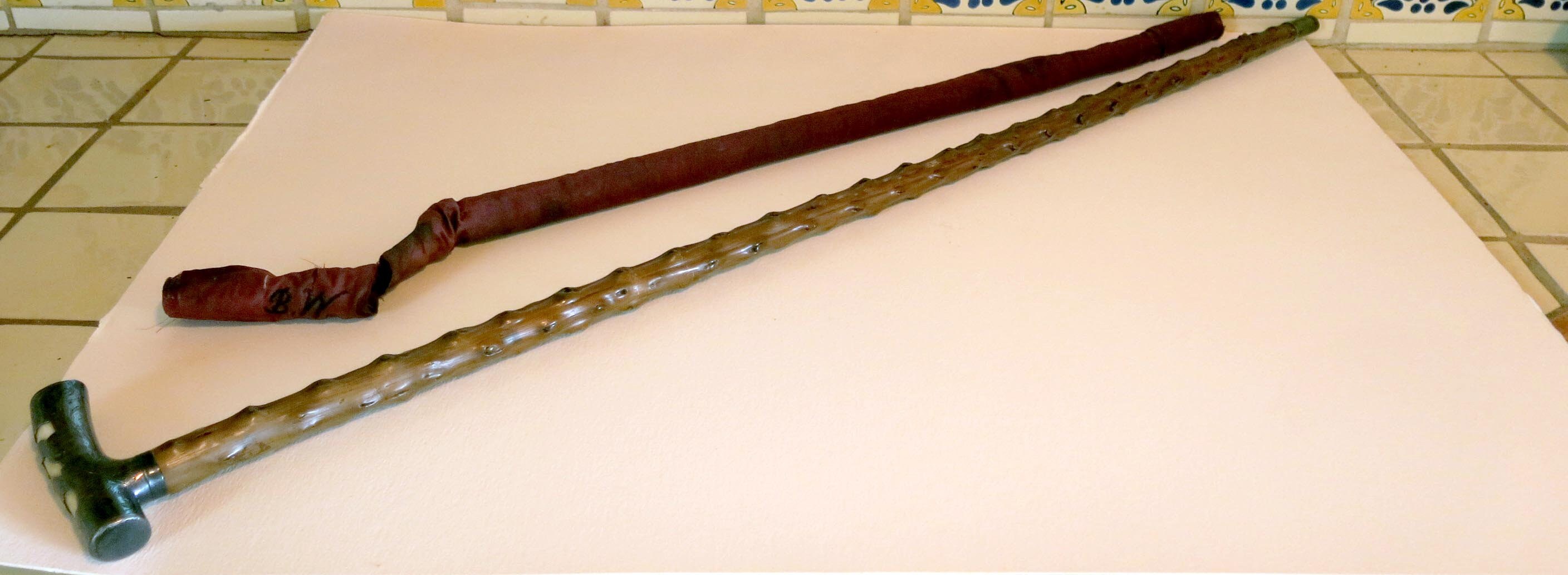 Antique Sterling Silver Handle Makila Basque Walking Stick - Etsy