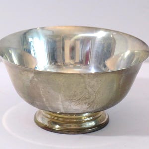 Reed & Barton Paul Revere-kom met reproductie van sterlingzilver