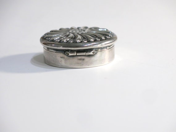 Antique Dominic & Haff Sterling Silver Pill Box - image 2