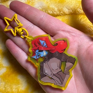 Undyne Acrylic Keychain