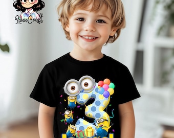 Custom Mini Birthday Raglan Shirt: Mini Yellow Party, Personalized Family, Unisex Tee