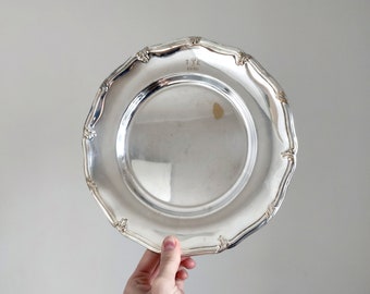 Vintage silver plated tray