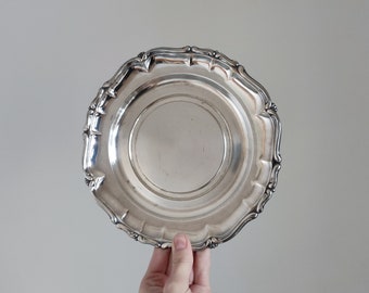 Vintage silver plated tray