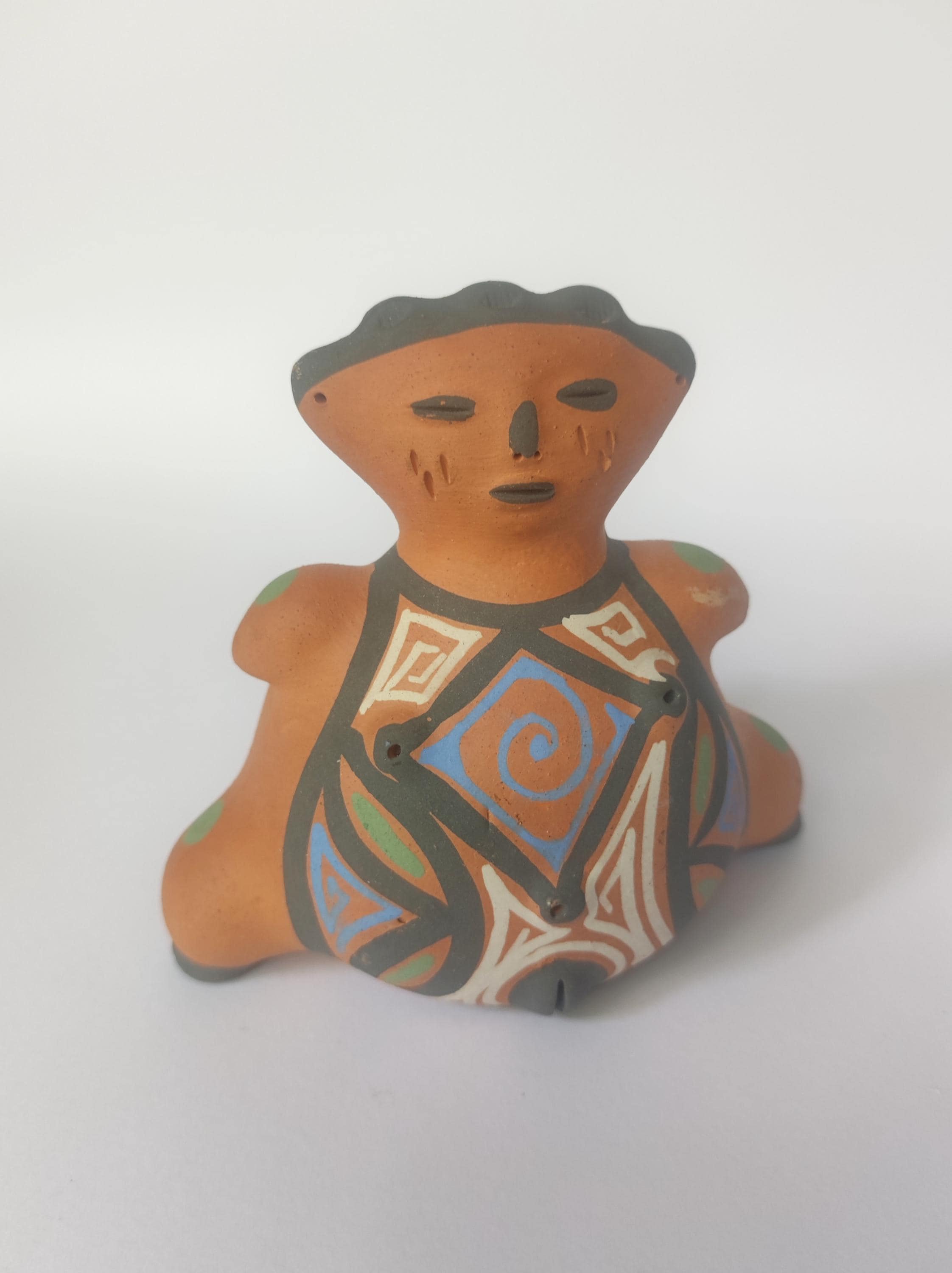 ハンドペイント　陶器　人形　インテリア　エキゾチック　ベネゼイラ Venezuelan pottery - Etsy 日本 人形 ベネズエラ 陶器