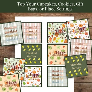 Thanksgiving Gift Tag | Thanksgiving Treat Tag | Printable Thanksgiving Cookie Tag | Thanksgiving Present Tags | Printable Thanksgiving Tag