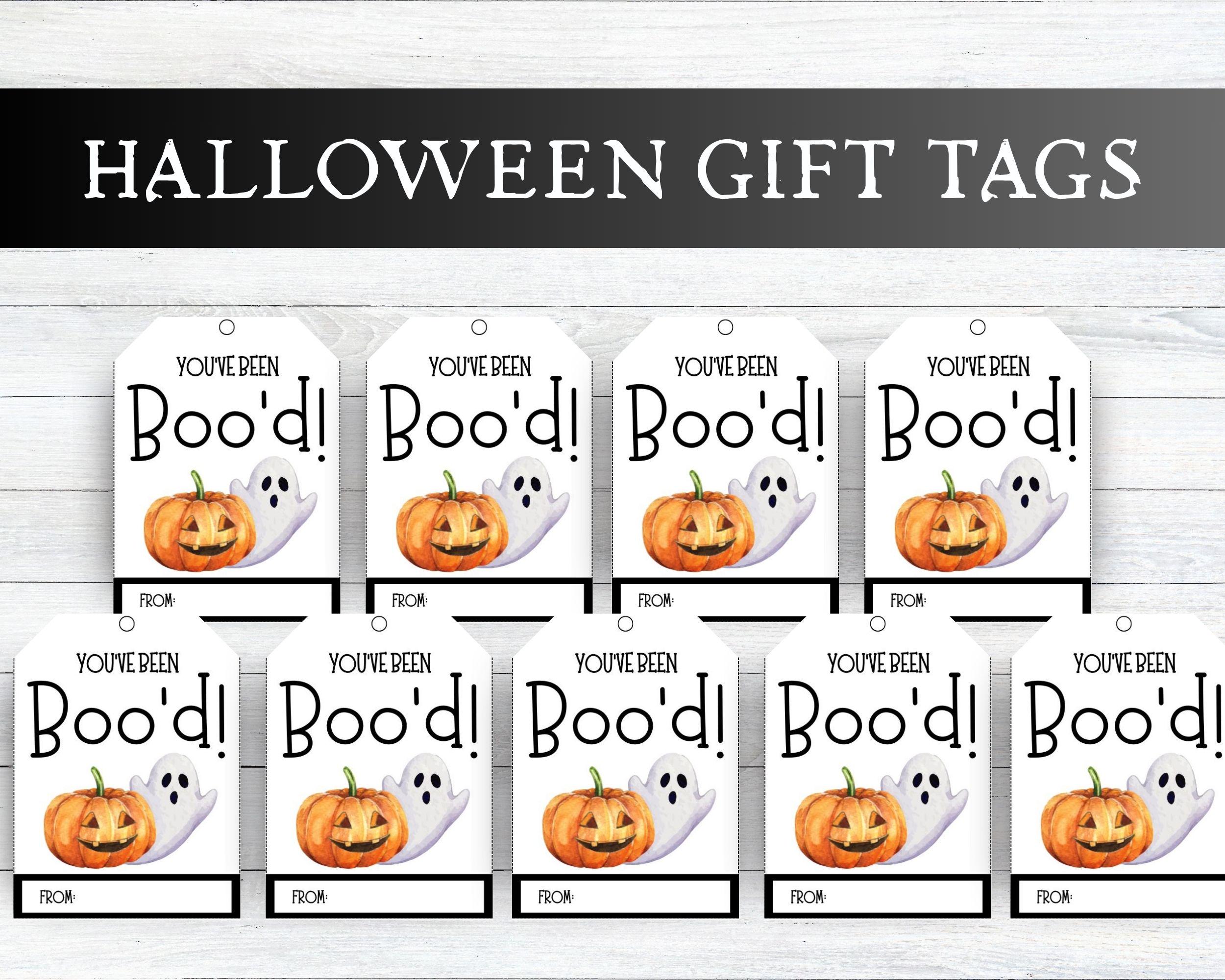 Hashtag Boo Tag You've Been Booed Printable Tag, Halloween Treat Tag, Boo Basket Tag ...