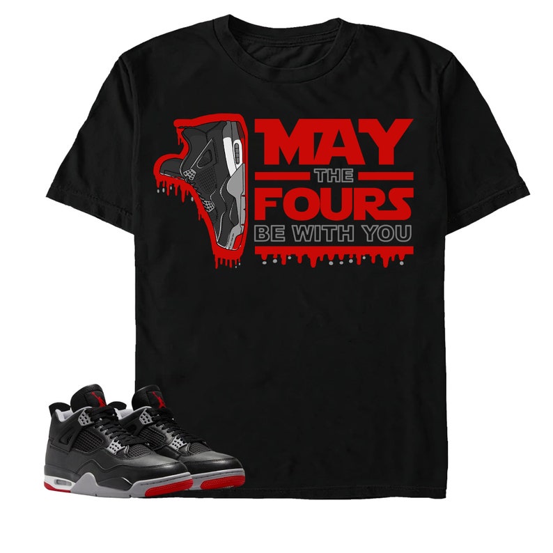 bred 4 t shirt