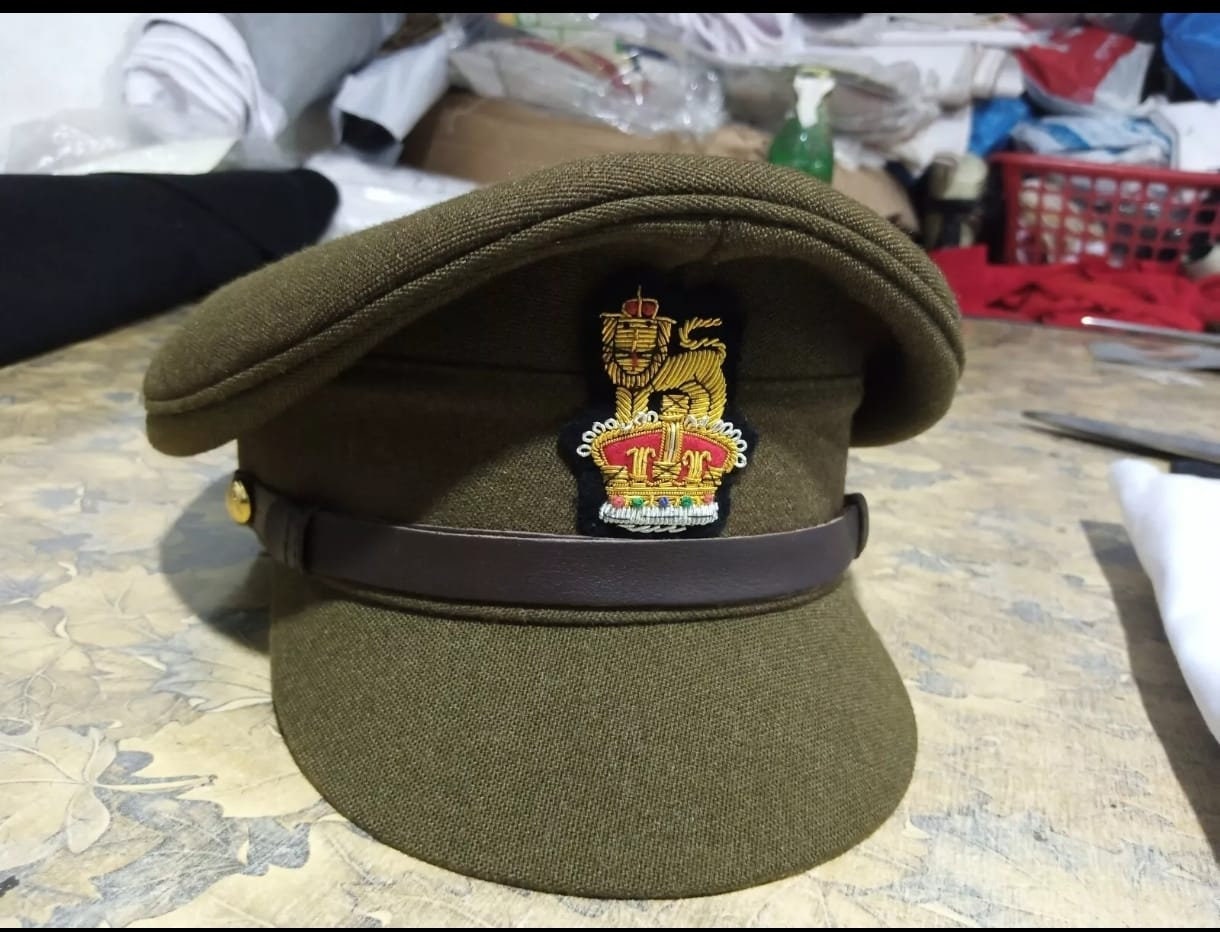 WW2 イギリス陸軍参謀将校用バイザーキャップ ミリタリーピーク