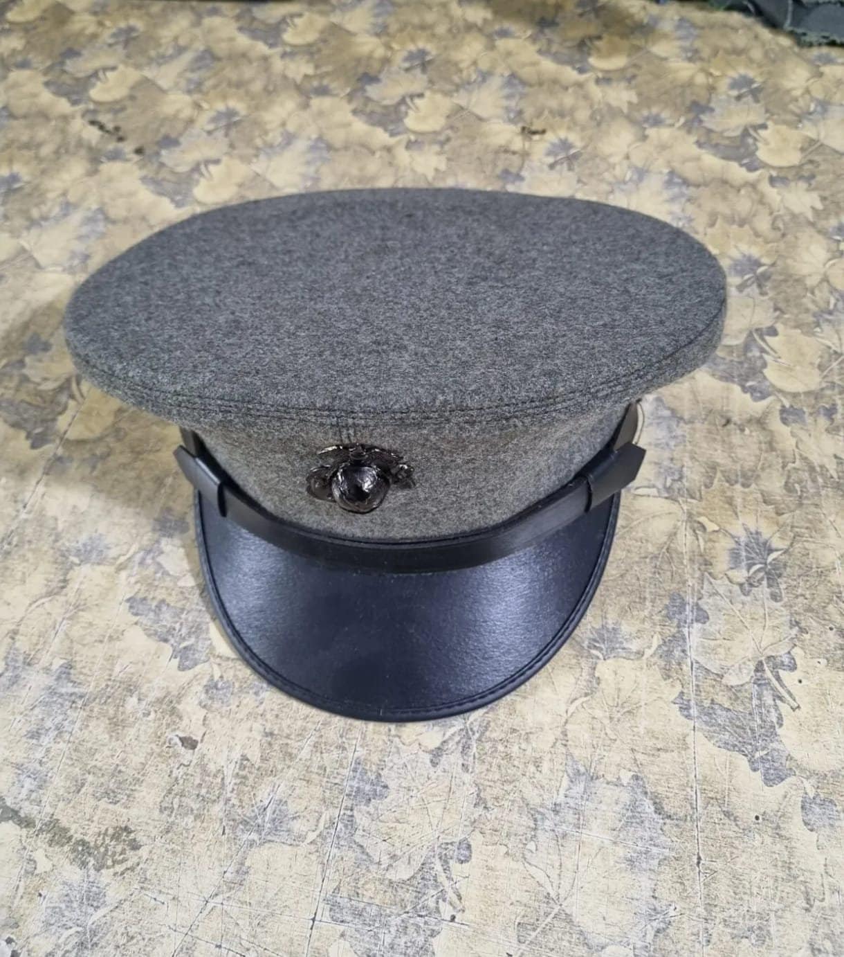 WW2;軍事アメリカUSMC海兵隊陸軍将校ドレスキャップ帽子 - Etsy 日本