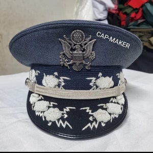 1960 USAF General Visor cap USA Militria