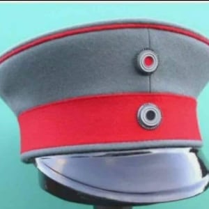Gorra de oficiales del ejército alemán de la Primera Guerra Mundial, réplica vintage, todos los tamaños disponibles