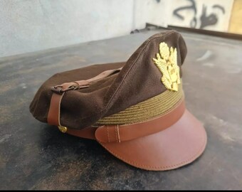 WW2 将校用クラッシャーバイザーキャップ US ARMY/米軍 WWII 将校 Amazon.com: U.S. WWII Officer Visor Crusher Cap: Summer