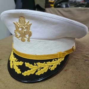 WW2 US Army Field Grade Officer Service Dress  Hat Cap All Sizes and in two different Colours.