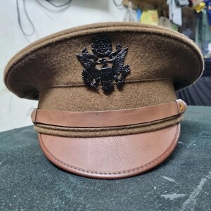 WWI U.S. Army Officer&#39;s Visor Hat or Cap all sizes available.