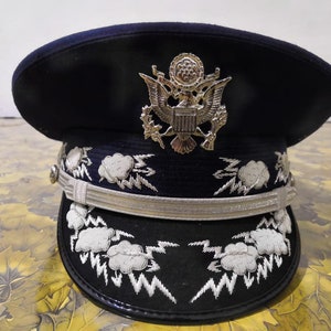 1960 USAF General Visor cap USA Militria