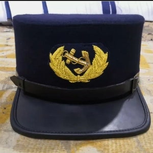 American Civil War Confederation Naval Officer Kepi Reproduction Rare all sizes available.